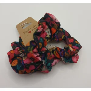 Set of 2 Mushrooms & Ghosts Small Scrunchies