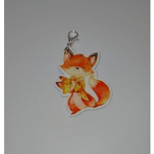 Fox Clip on Charm