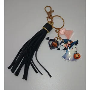 Pink Ghost Bag Charm