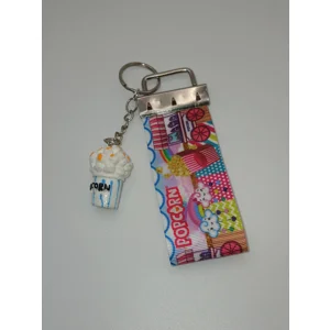 Blue Popcorn Bag Charm