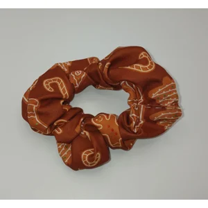 Brown Gingerbread Medium Scrunchie