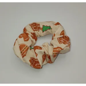 Cream Gingerbread Medium Scrunchie