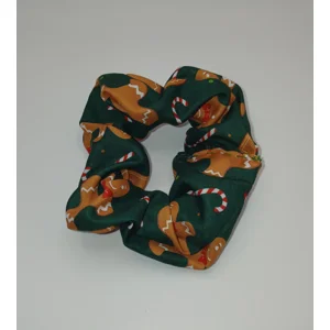 Green Gingerbread Medium Scrunchie