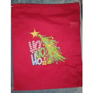 Ho Ho Ho Tree Christmas Sack