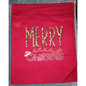 Santa sleigh Christmas Sack