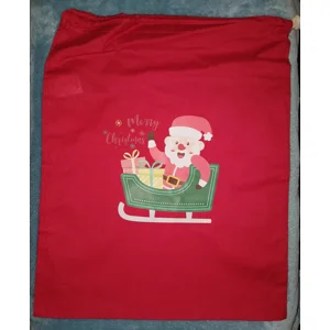 Santa in his Sleigh Christmas Sack