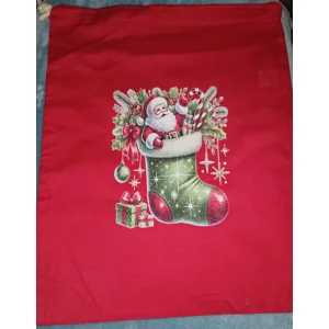 Santa Stocking Christmas Sack