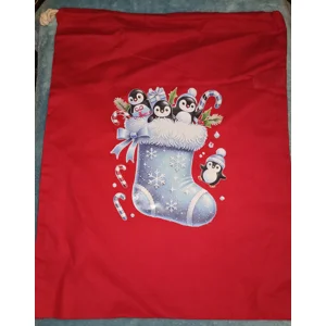 Penguin Stocking Christmas Sack