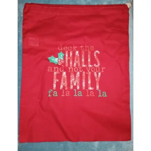 Deck the Halls Christmas Sack