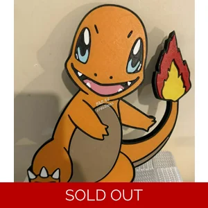 ORANGE DINO PLAQUE