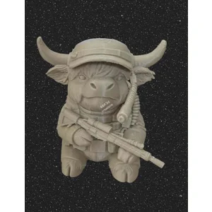 Tactical highland cow