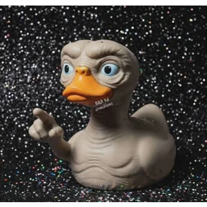 Brown alien duck