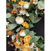 Orange and peach