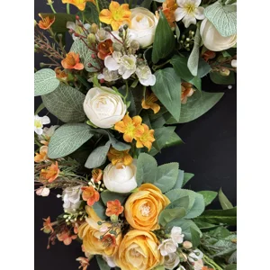Orange and peach