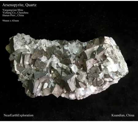Arsenopyrite - Yaogangxian Mine, Hunan, China