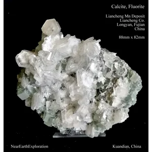 Calcite, Fluorite - Longyan, China