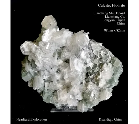 Calcite, Fluorite - Longyan, China