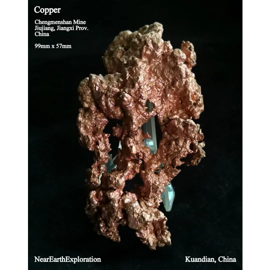 Native Copper - Chengmenshan Mine, China