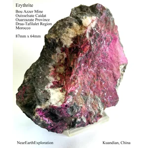 Erythrite, Roselite - Bou Azzer District, Morocco