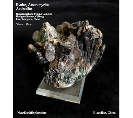 Ilvaite, Arsenopyrite - Huanggangliang Mining Complex, China
