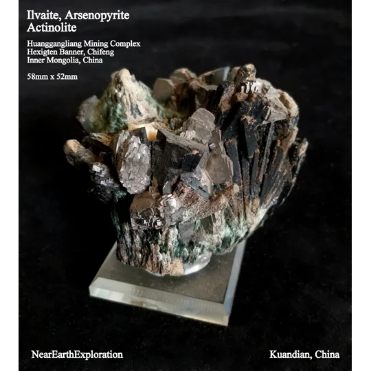 Ilvaite, Arsenopyrite - Huanggangliang Mining Complex, China