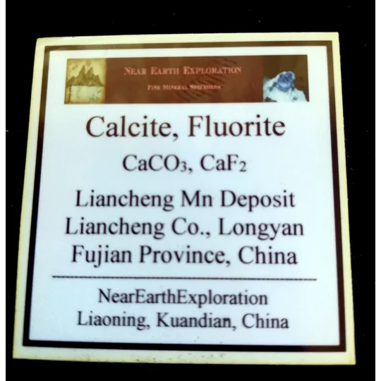 Calcite, Fluorite - Longyan, China