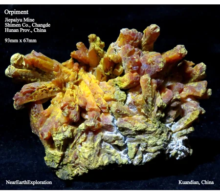 Orpiment - Jiepaiyu Mine, China