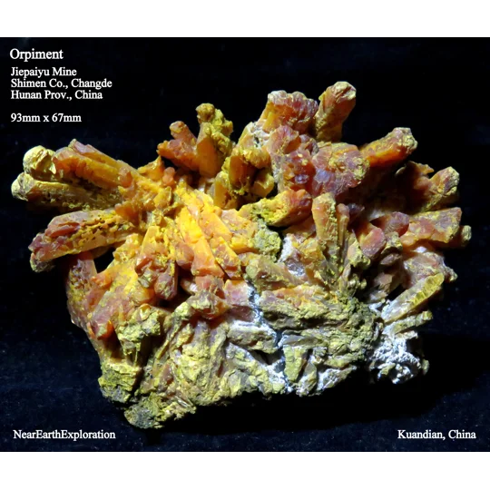 Orpiment - Jiepaiyu Mine, China