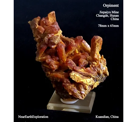 Orpiment - Jiepaiyu Mine, China