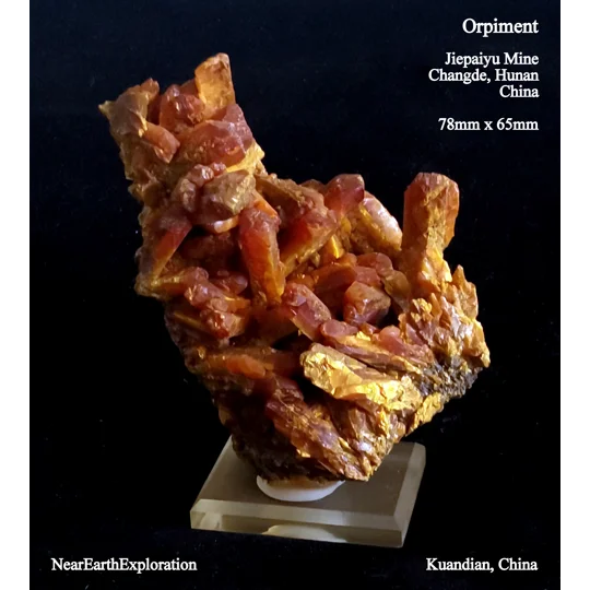 Orpiment - Jiepaiyu Mine, China