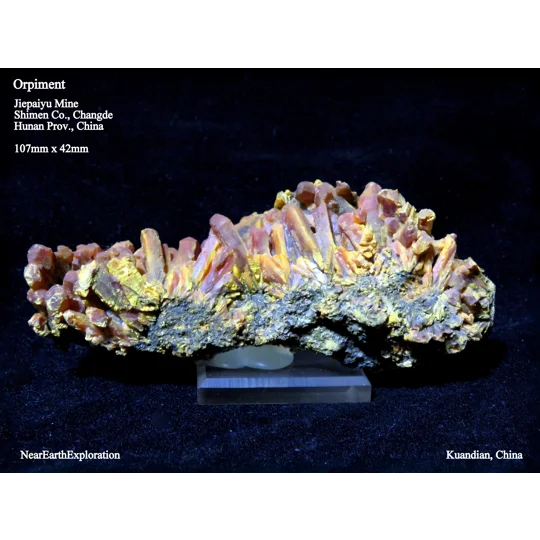 Orpiment - Jiepaiyu Mine, China