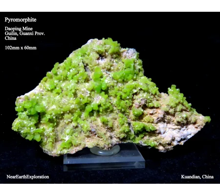 Pyromorphite - Daoping Mine, Guanxi, China