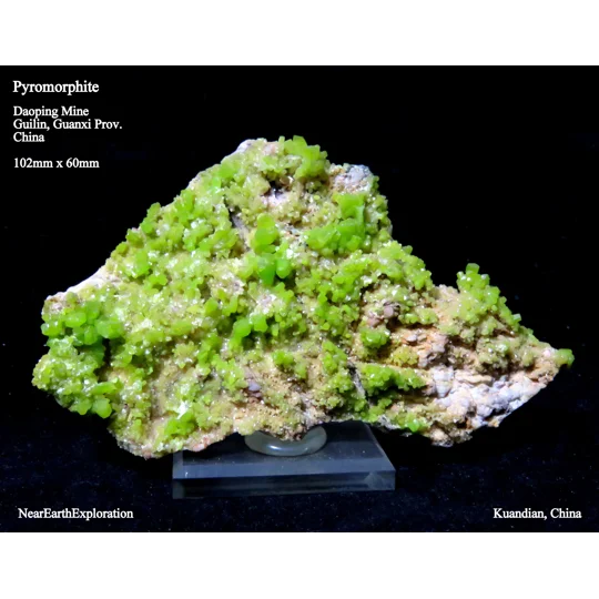 Pyromorphite - Daoping Mine, Guanxi, China