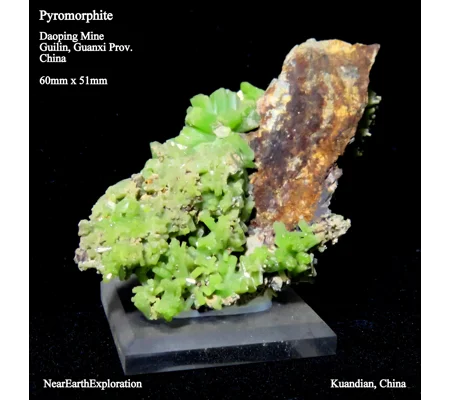 Pyromorphite - Daoping Mine, Guanxi, China