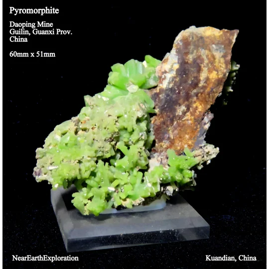Pyromorphite - Daoping Mine, Guanxi, China