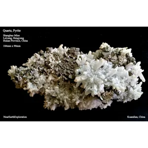 Quartz, Pyrite - Shangbao Mine, Hunan, China