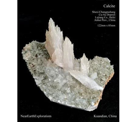 Calcite - Shaxi Mine, Anhui, China