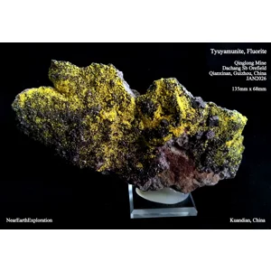 Tyuyamunite - Qinglong Mine, China