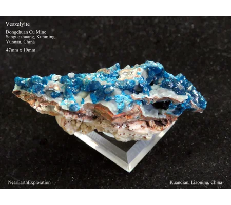 Veszelyite- Dongchuan Copper Mine, China