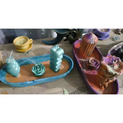 Oval Candle Float