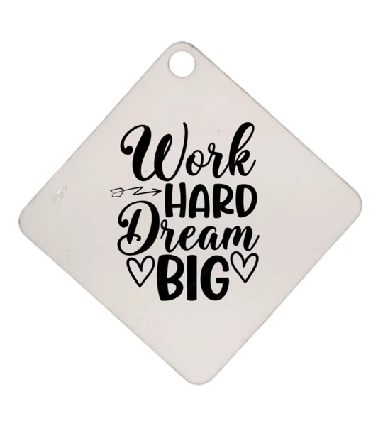 Diamond Shaped Keyring