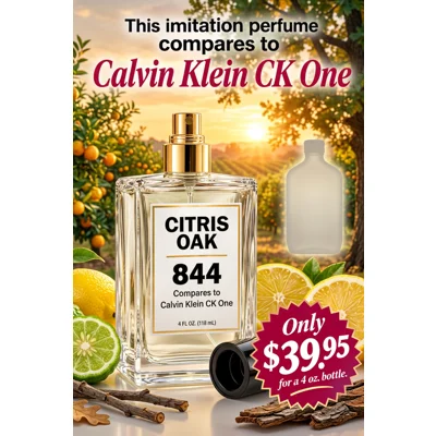 Compare to CK One "Citrus Oak" $1 Promo Special