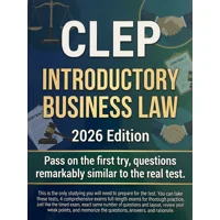 CLEP test prep subject exam guide Intro Business Law