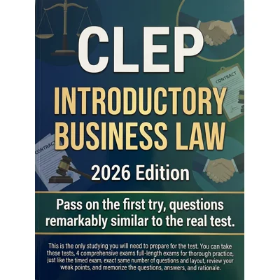 CLEP test prep subject exam guide Intro Business Law