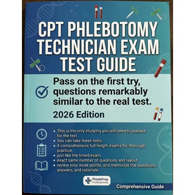 Phlebotomy CPT Exam Test Prep Guide