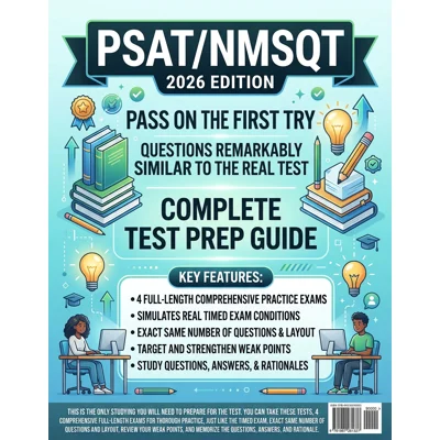 PSAT NMSQT Exam Test Prep Guide