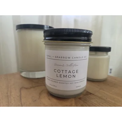 13.25 oz Cottage Lemon soy wax candle