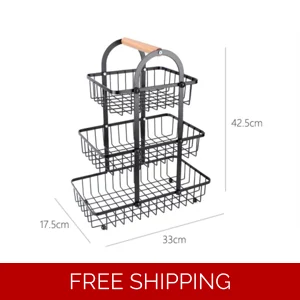 3 Tier Stainless Steel Fruit Basket