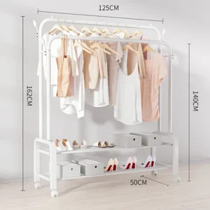 Multifunctional Clothes and Shoe Rack