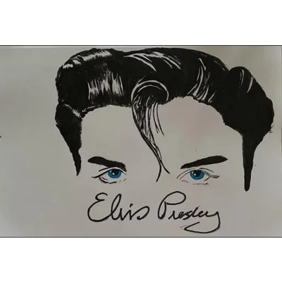 Elvis Presley A4 Print